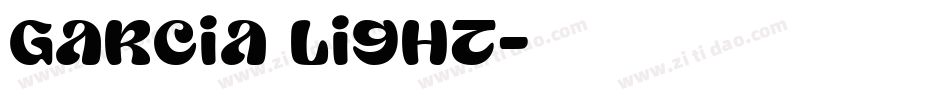 Garcia Light字体转换